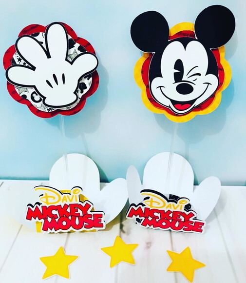 Arquivo Caixa Silhouette Minnie e Mickey Luxo