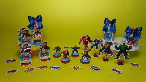Arquivo Caixa Silhouette Super Herois Superluxo