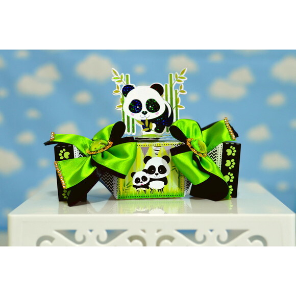 Arquivo Corte Digital Festa Panda Menino Luxo