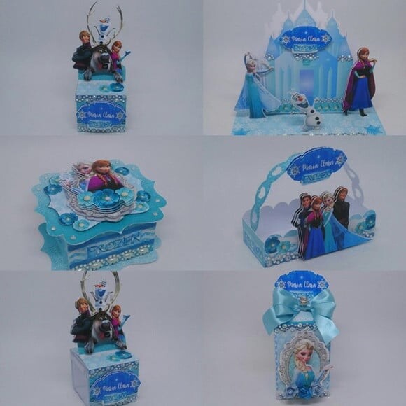 Arquivo Corte Digital Silhouette Festa Frozen Luxo