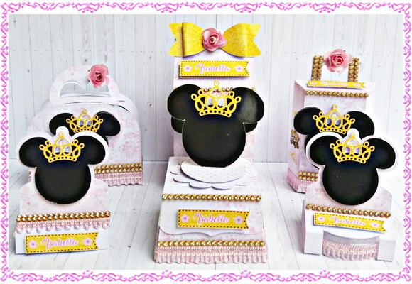 Arquivo Corte Digital Silhouette Festa Minnie Luxo