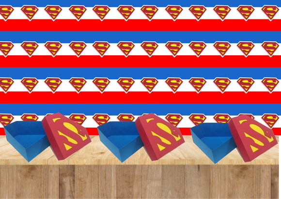 Arquivo De Corte Digital Caixa Super Man / PAI COM SUPORTE