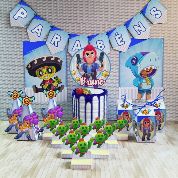 Arquivo de Corte Digital pdf e Silhouette Brawl Stars Luxo