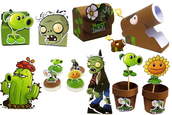 Arquivo de Corte Digital Plantas Versus Zumbis