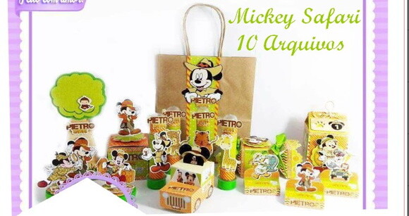 Arquivo de Corte Safari Mickey ****sem o Jipeeeeeeeeeeeeee**