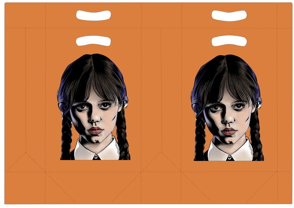Arquivo de Corte Silhouette Sacolinhas Wandinha