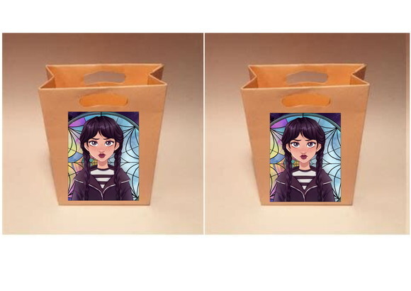 Arquivo de Corte Silhouette Sacolinhas Wandinha