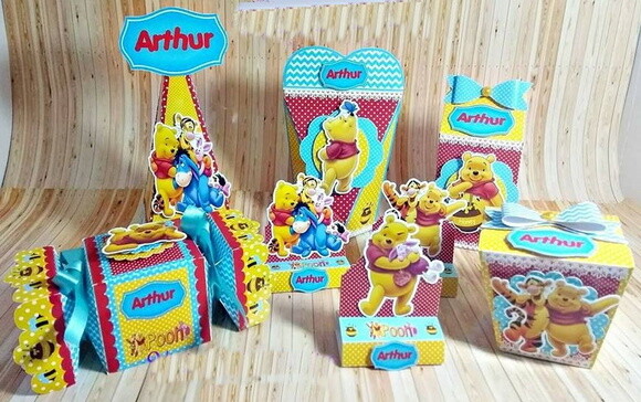 Arquivo de Corte Silhouette Ursinho Pooh Novo