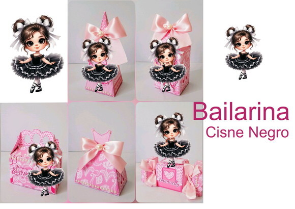 Arquivo de Corte Studio Silhouette Bailarina Cisne Negro