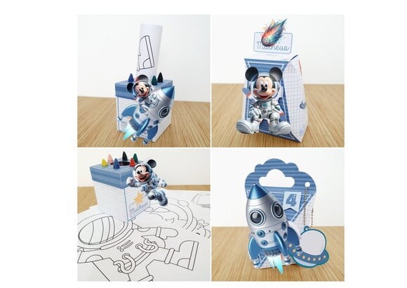 Arquivo Digital de Corte Mickey Astronauta Studio