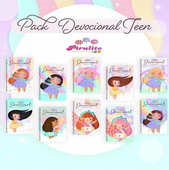 Arquivo Digital de Corte Pack Devocional Teen