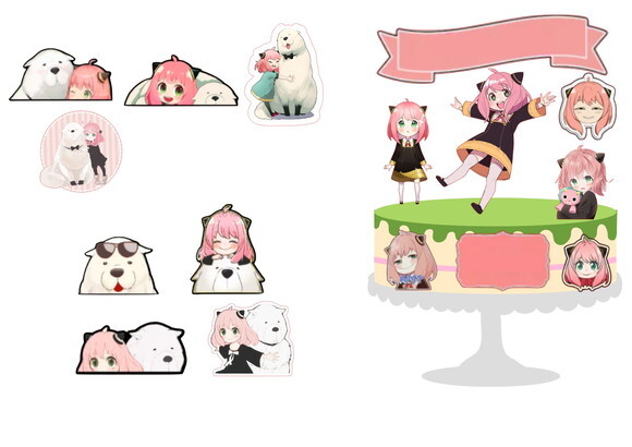 Arquivo Digital Silhouette Festa Spy x Family Anime 4.2
