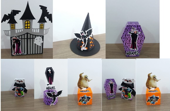 Arquivo Digital Silhouette Kit Hotel Transylvania Luxo.