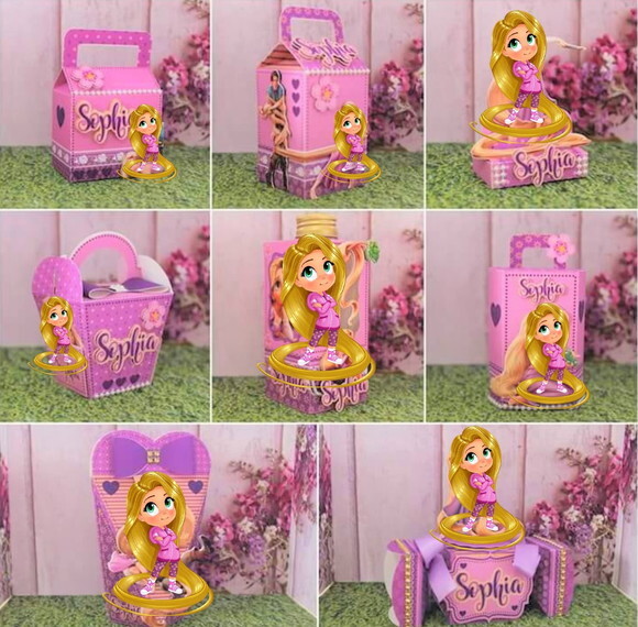 Arquivo Digital Silhouette Rapunzel Teen Luxo