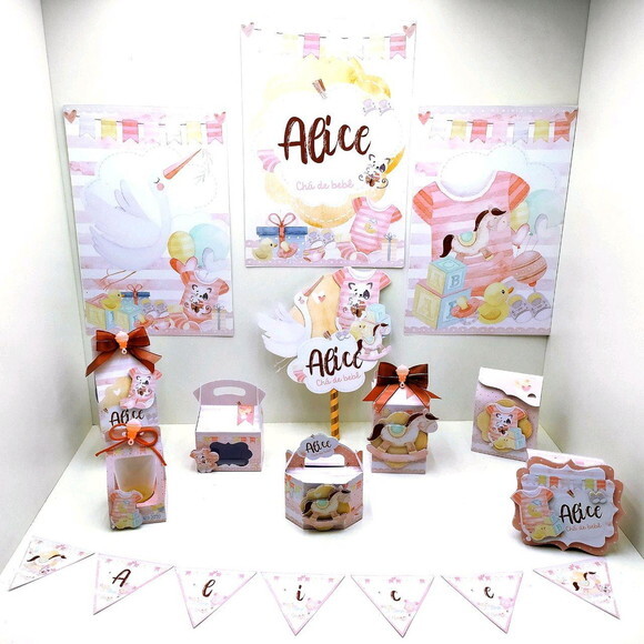Arquivo Silhouette Chá de Bebe Festa em Casa