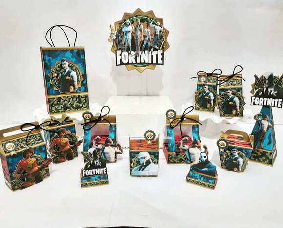 ARQUIVO SILHOUETTE FORTNITE FESTA EM CASA
