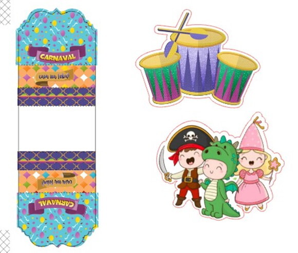 Arquivo SILHOUETTE KIT BAILINHO DE CARNAVAL INFANTIL
