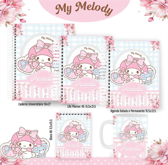 Combo de Capas Volta Ás Aulas May Melody Png/ pdf