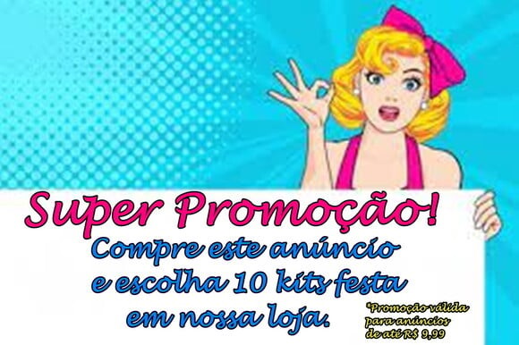 compre este anuncio e escolha 10 kits festas em nossa loja
