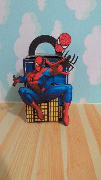 Kit Digital Arquivo Caixas Silhouette Homem Aranha
