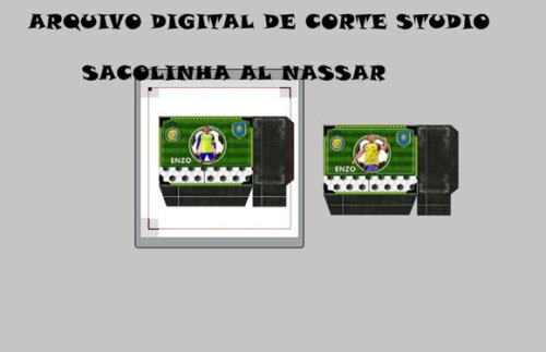 Al Nassar Sacolinha Formato Studio para Máquina Silhuette