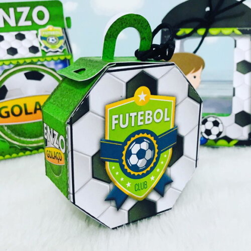 Arquivo Caixa Silhouette Futebol Luxo