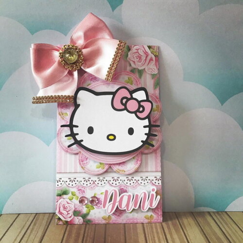 Arquivo Caixa Silhouette Hello Kitty