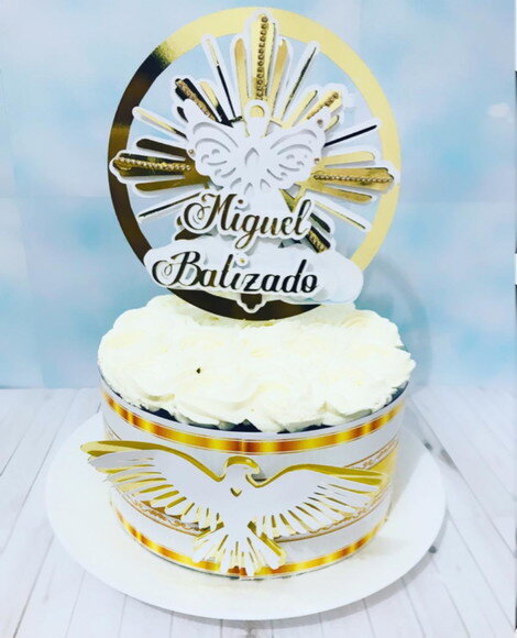 Arquivo Corte Digital Batizado Studio e pdf Unissex Luxo