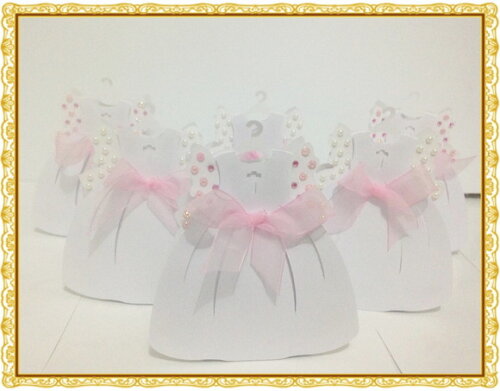 Arquivo Corte Digital Caixas Vestidos Batizado