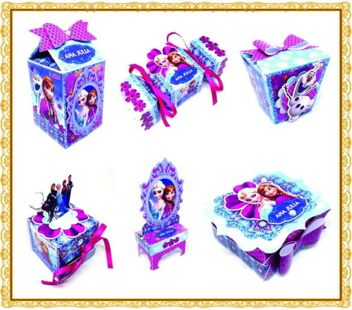 Arquivo Corte Digital Festa Frozen Lilas Novo!