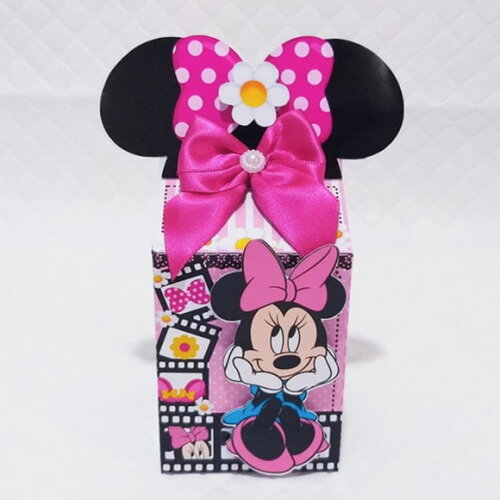 Arquivo Corte Digital Festa Minnie Rosa Luxo