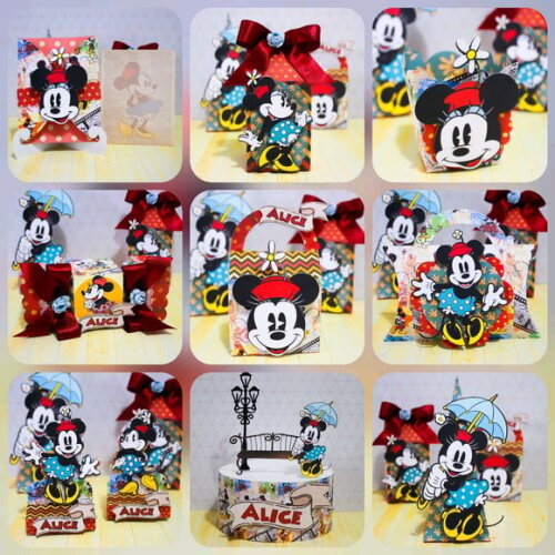 Arquivo Corte Digital Festa Minnie Vintage Luxo 2019