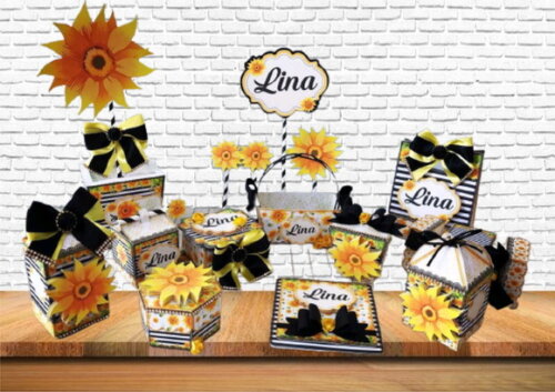 Arquivo Corte Digital Festa My Sunshine Girassol Luxo
