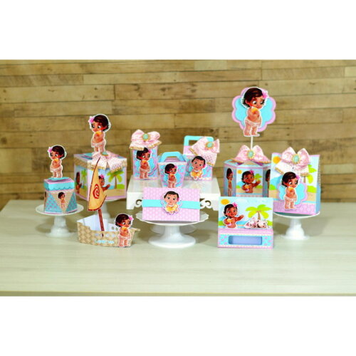 Arquivo Corte Digital Kit Moana Baby Luxo