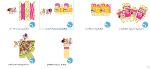Arquivo Corte Digital Sihouette Festa Sunny Days***exclusivo