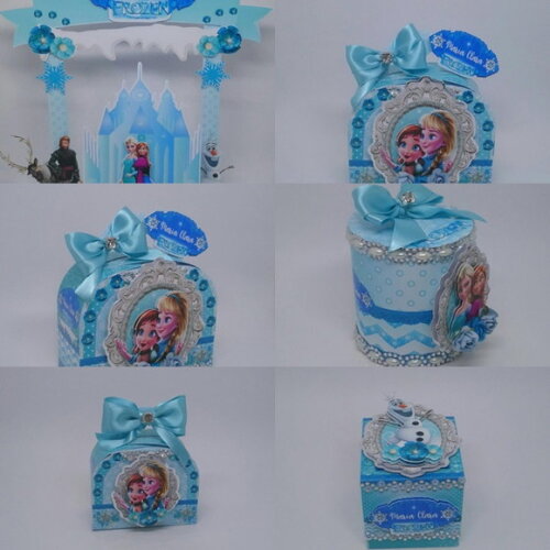 Arquivo Corte Digital Silhouette Festa Frozen Luxo