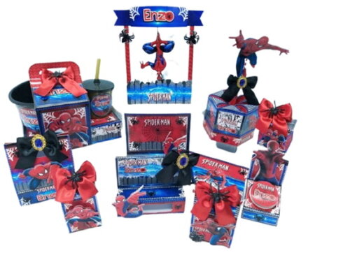 Arquivo Corte Digital Silhouette Festa Homem Aranha Luxo