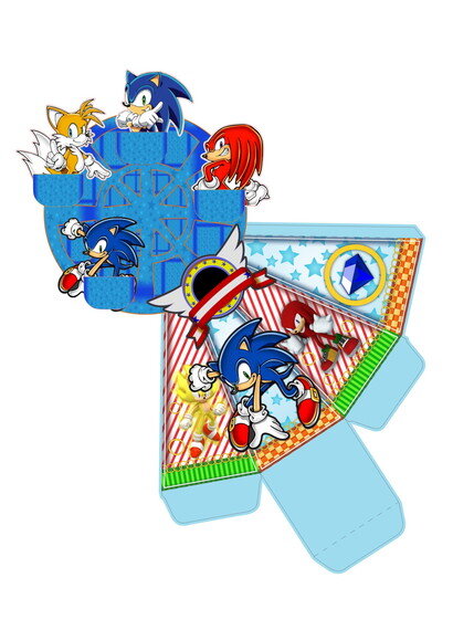 Arquivo Corte Digital Studio ou pdf Roda Gigante Sonic Luxo