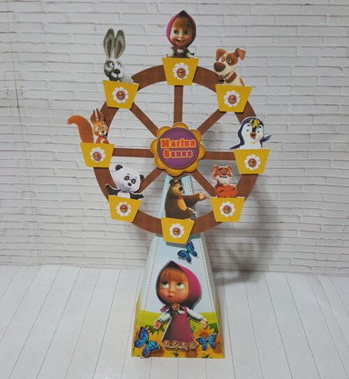 Arquivo de Corte Digital Roda Gigante Marsha