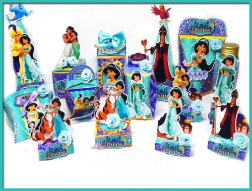 Arquivo de Corte Digital Silhouette Festa Jasmine 2018