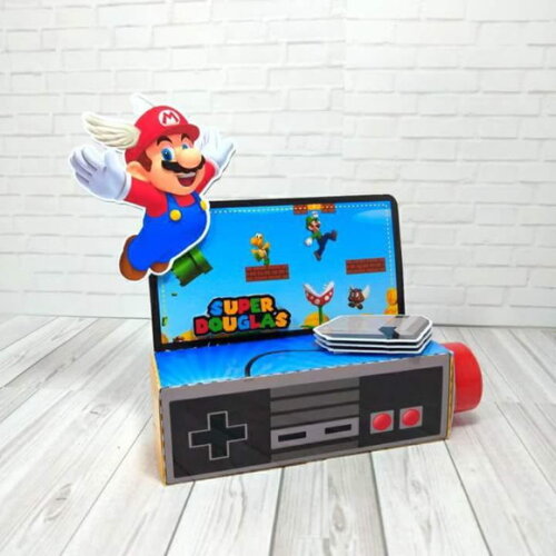 Arquivo de Corte Digital Silhouette Super Mario Luxo