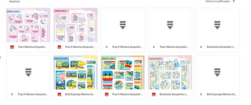 Arquivo Digital Capas Etiquetas Escolares Temas nas Fotos