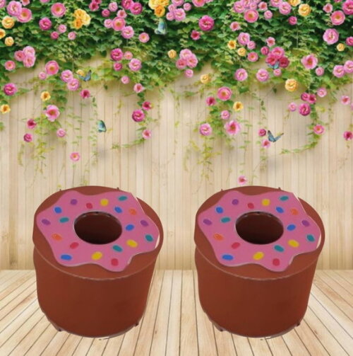 Arquivo Digital Silhouette Caixa Donuts Luxo