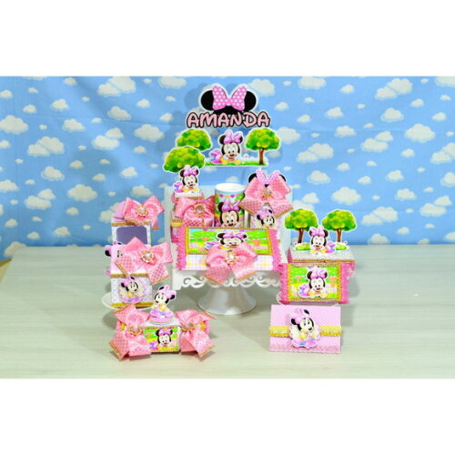 Arquivo Digital Silhouette Festa Baby Minnie Luxo