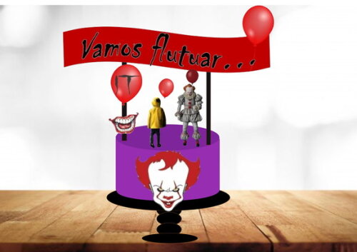 Arquivo Digital Silhouette It a Coisa Palhaço Pennywise