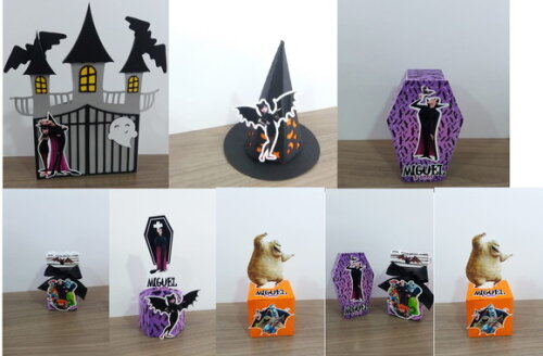 Arquivo Digital Silhouette Kit Hotel Transylvania Luxo.