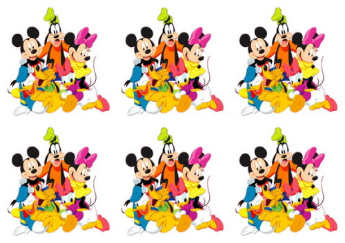 Arquivo Digital Silhouette Tags para Tubete Mickey e Turma