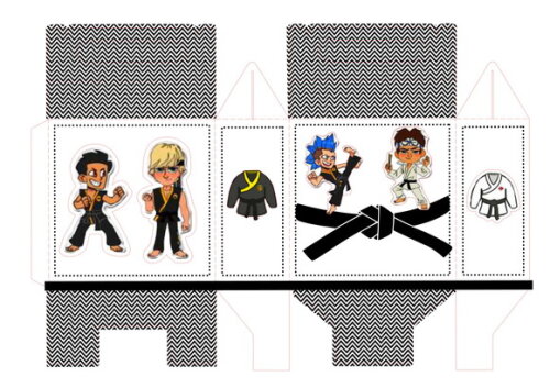 Arquivo Máquina Silhouette Festa Cobra Kai- Karate Kid