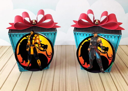 Arquivo Máquina Silhouette Festa Gamer Mortal Kombat