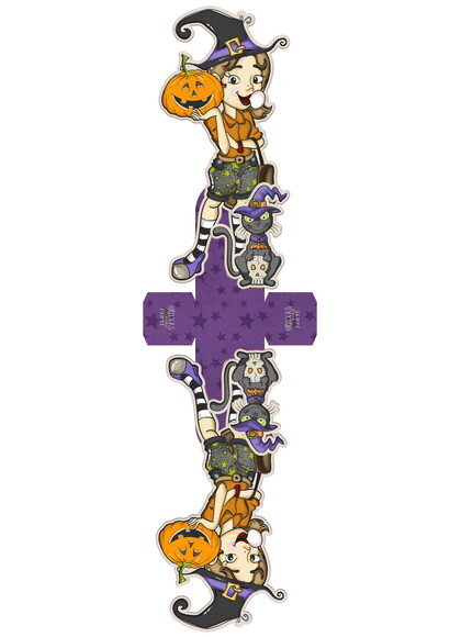 ARQUIVO SILHOUETTE HALLOWEEN BRUXINHA LINDA TEEN